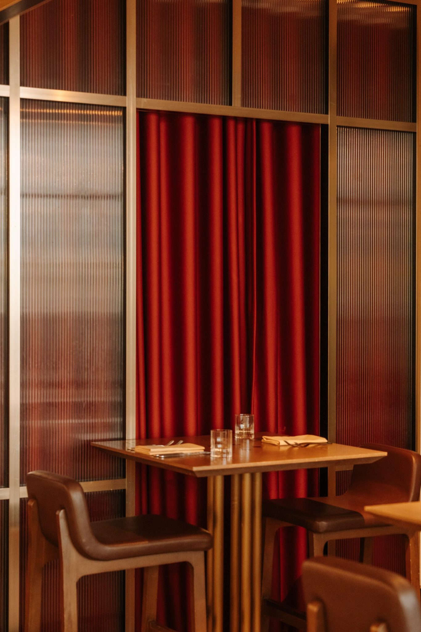 The semi-private dining area at Pastore